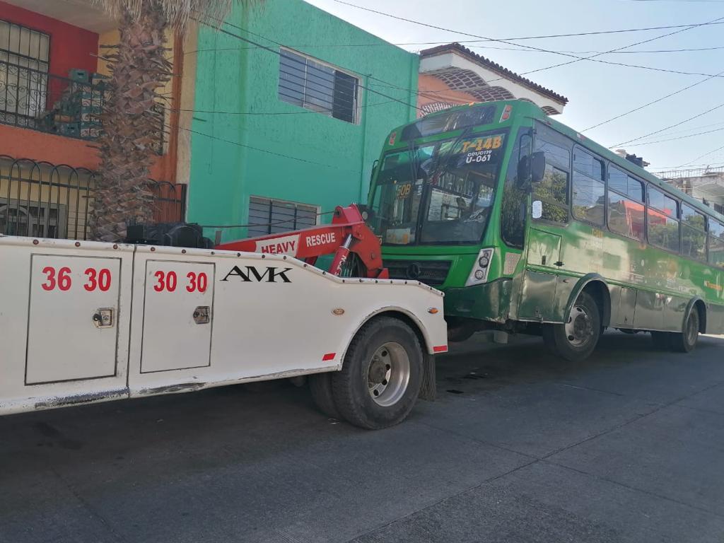 unidad del chofer agresivo